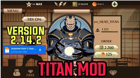 shadow fight 2 titan mod apk 2.24.0|Download Shadow fight 2 titan mod apk (MOD, .